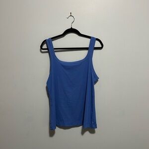 All In  Motion Blue Tank Top